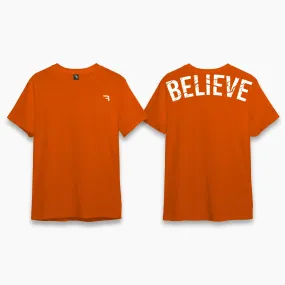 Believe Contrast Tee Oversized