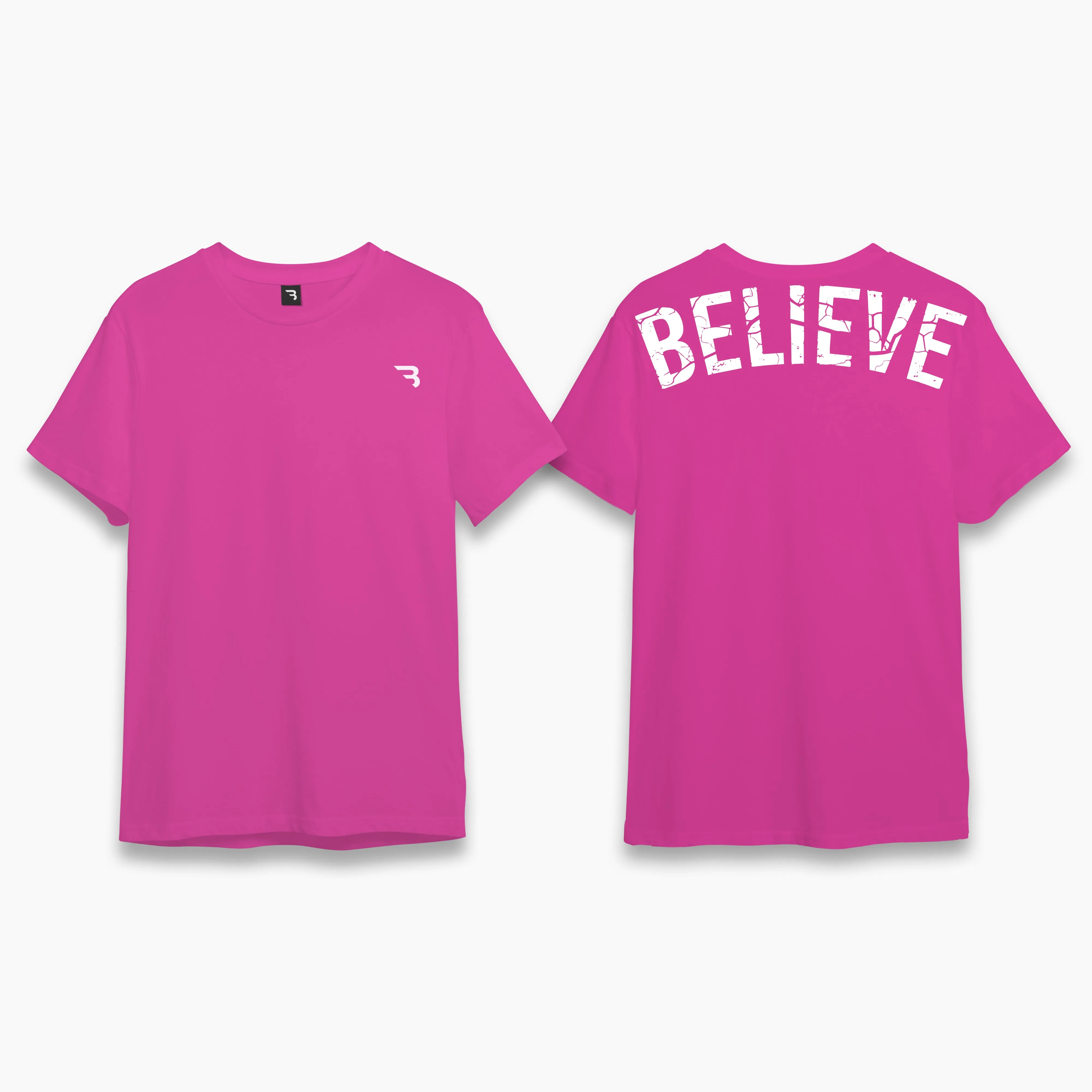 Believe Contrast Tee Oversized