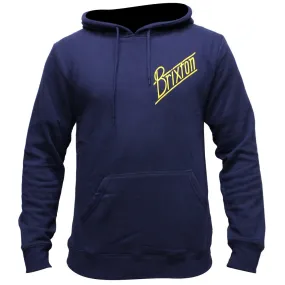 Brixton Wilson Fleece Pullover Hoodie Navy