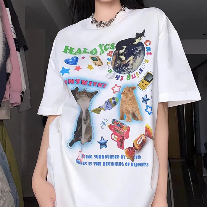 Cat's Planet Graphic Tee