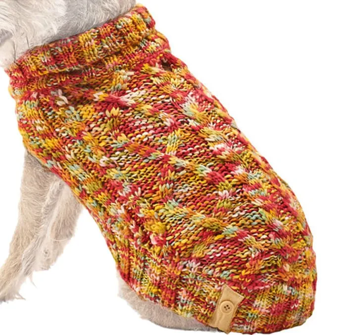 Crochet Dog Sweaters for Large Dogs, Multi-Colored