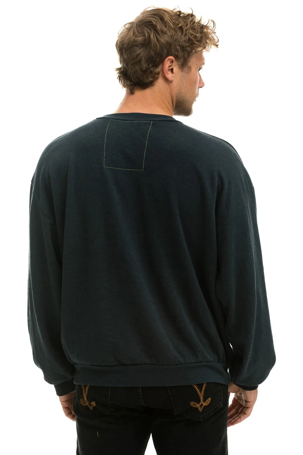 DAYDREAM RELAXED CREW SWEATSHIRT - CHARCOAL