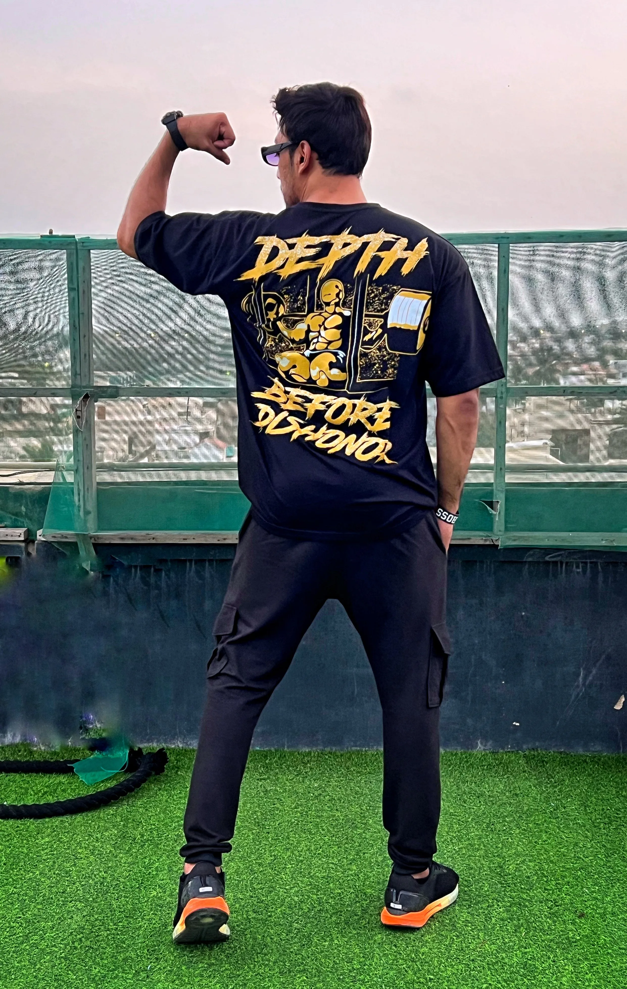 Depth Before Dishonor Tee Oversized