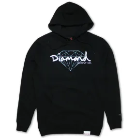 Diamond Supply Co Brilliant Script Hoodie Black