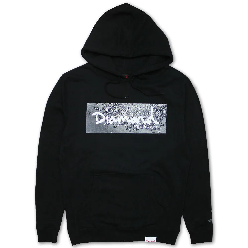 Diamond Supply Co Scatter Box Logo Hoodie Black