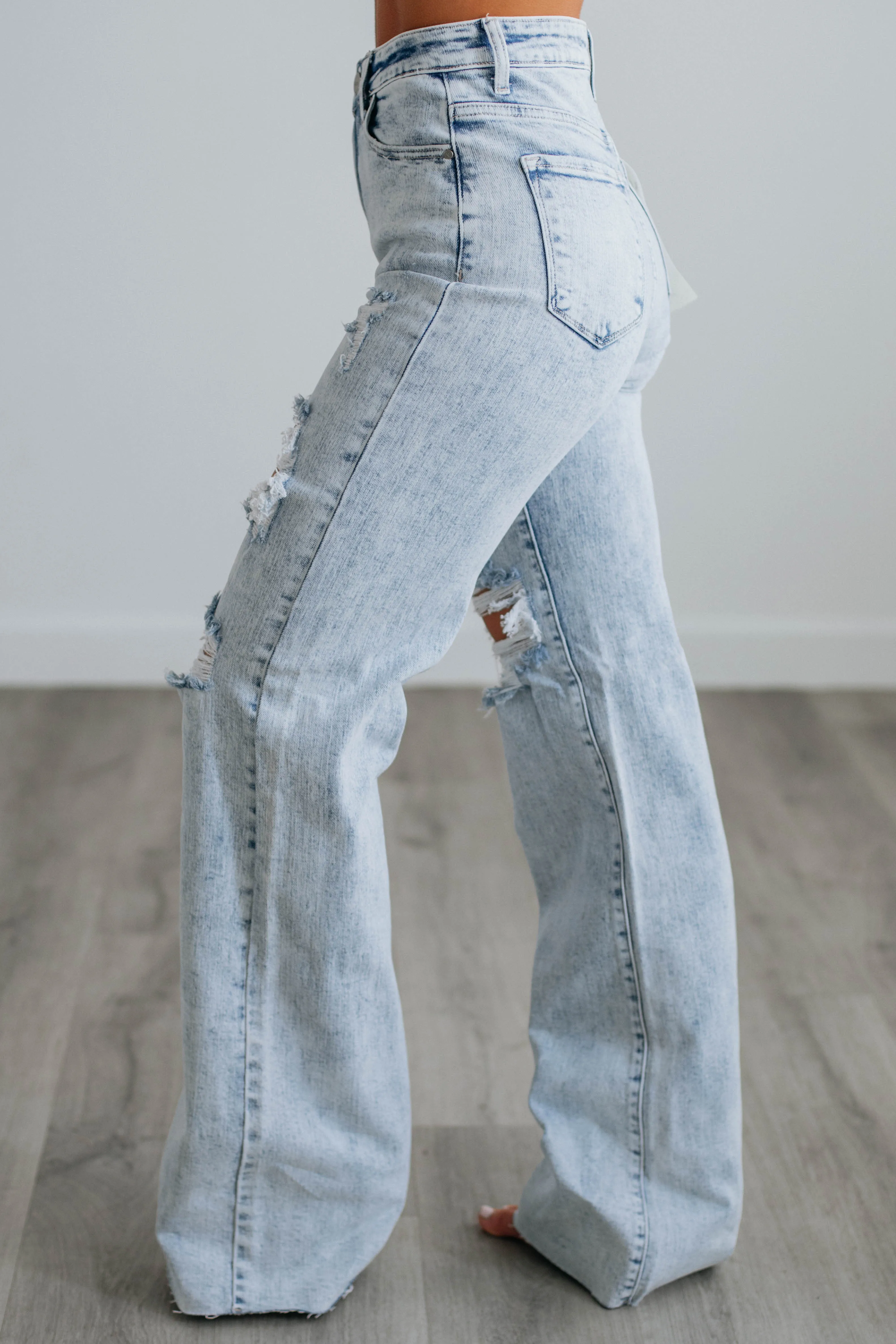 Georgia Risen Jeans - Light Wash