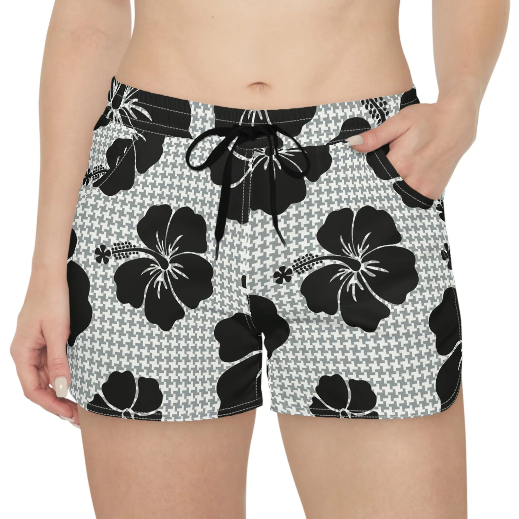 Hibiscus Women's Casual Shorts