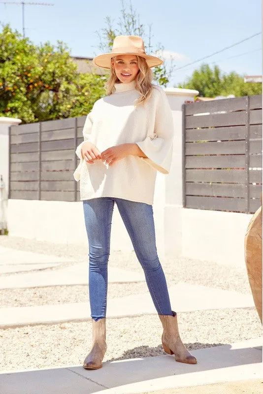 Jodifl Turtleneck Sweater in Ivory