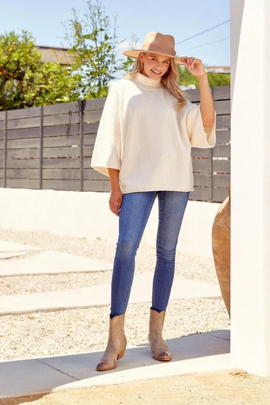 Jodifl Turtleneck Sweater in Ivory