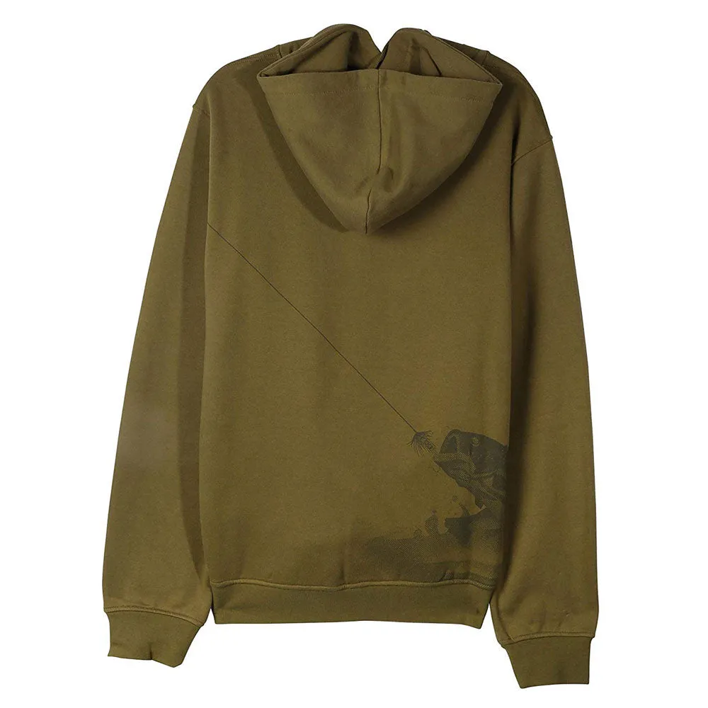 Lrg Fish Lyfe Pullover Hoodie Olive