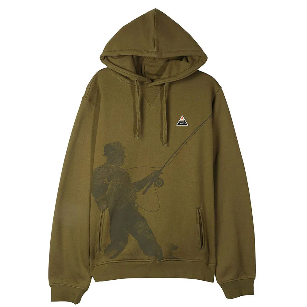 Lrg Fish Lyfe Pullover Hoodie Olive