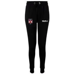 Mc Keever Queens Rugby Fitted Jogger Pants - Womens - Black