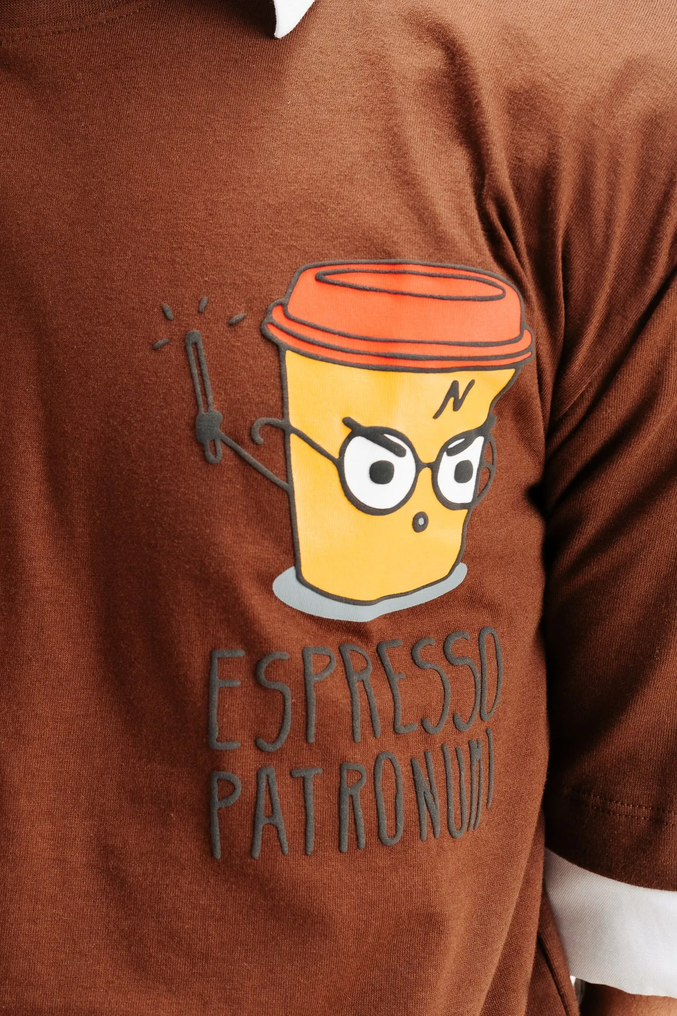 Men's Espresso Oversized Tees