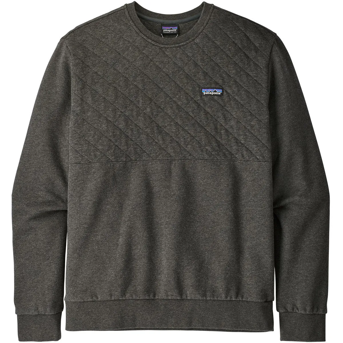 Men's Organic Cotton Quilt Crewneck Sweatshirt