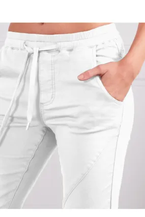 Monaco Jeans Blake Jogger White Pants