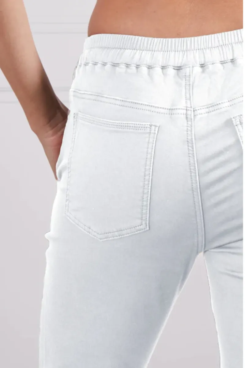 Monaco Jeans Blake Jogger White Pants