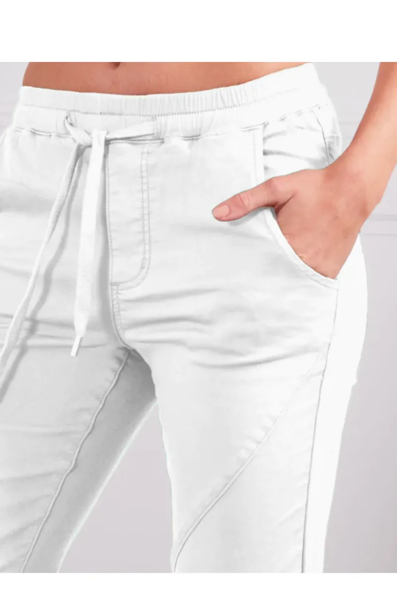 Monaco Jeans Blake Jogger White Pants