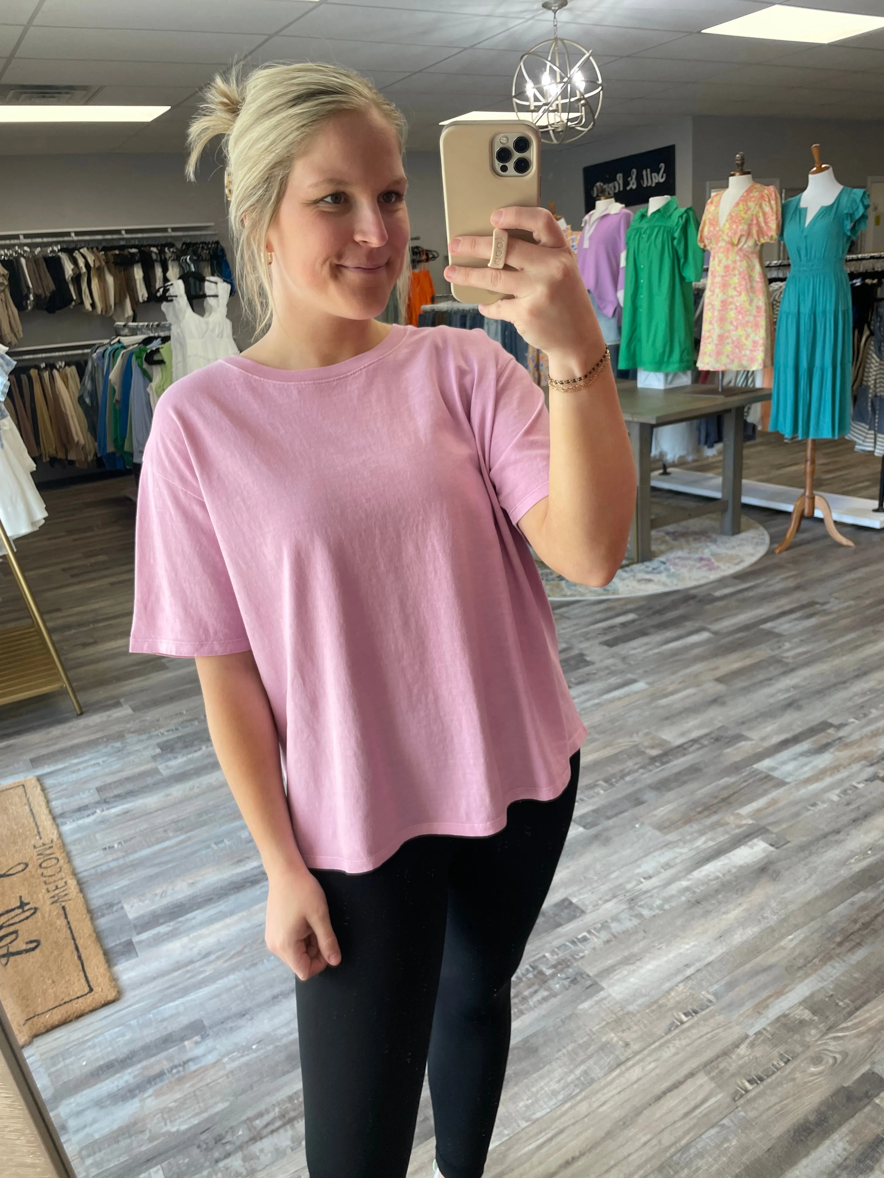 Oversized Tee - Pink