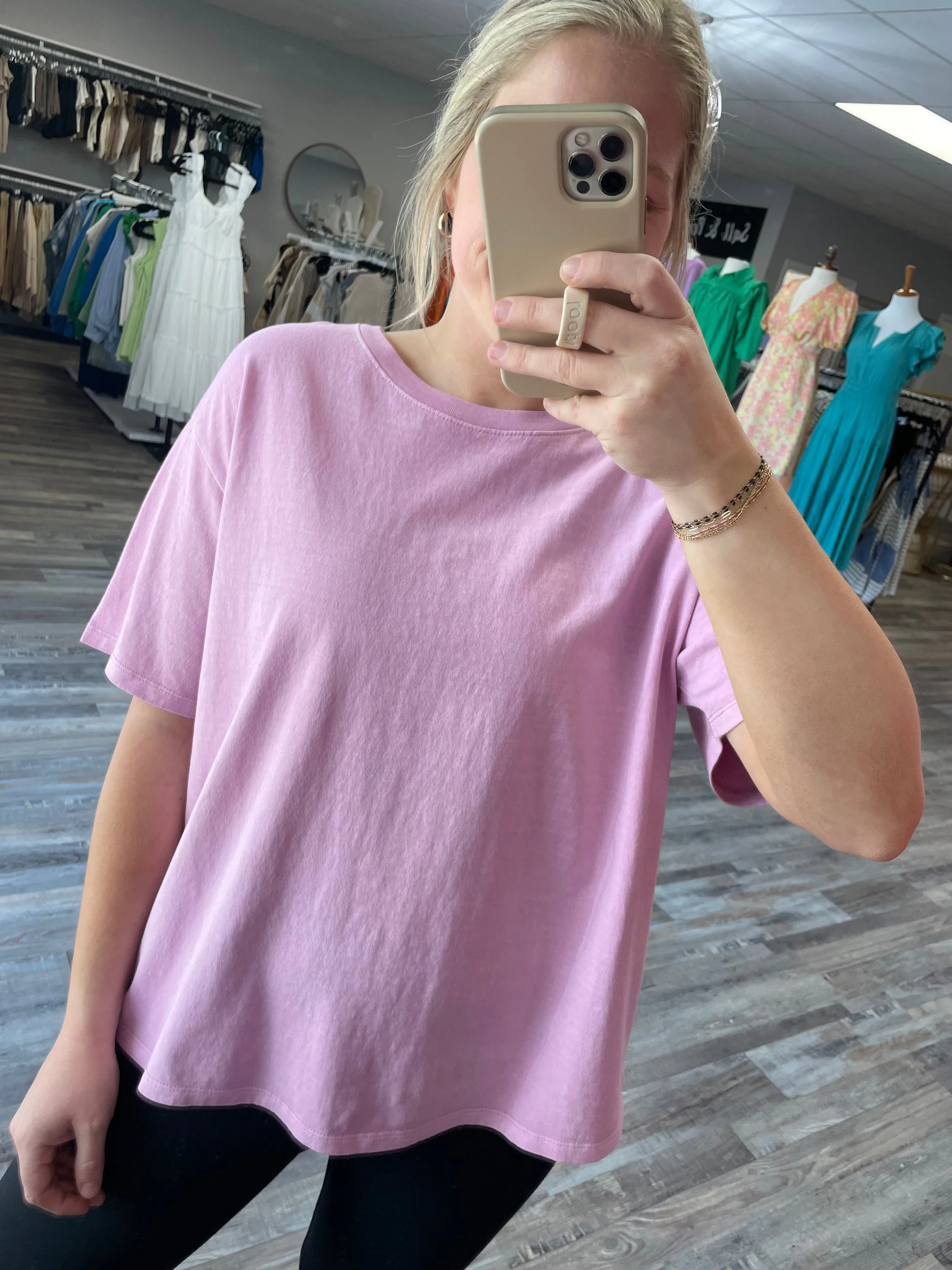 Oversized Tee - Pink