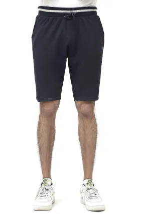 PIQUE REGULAR FIT NAVY SHORTS