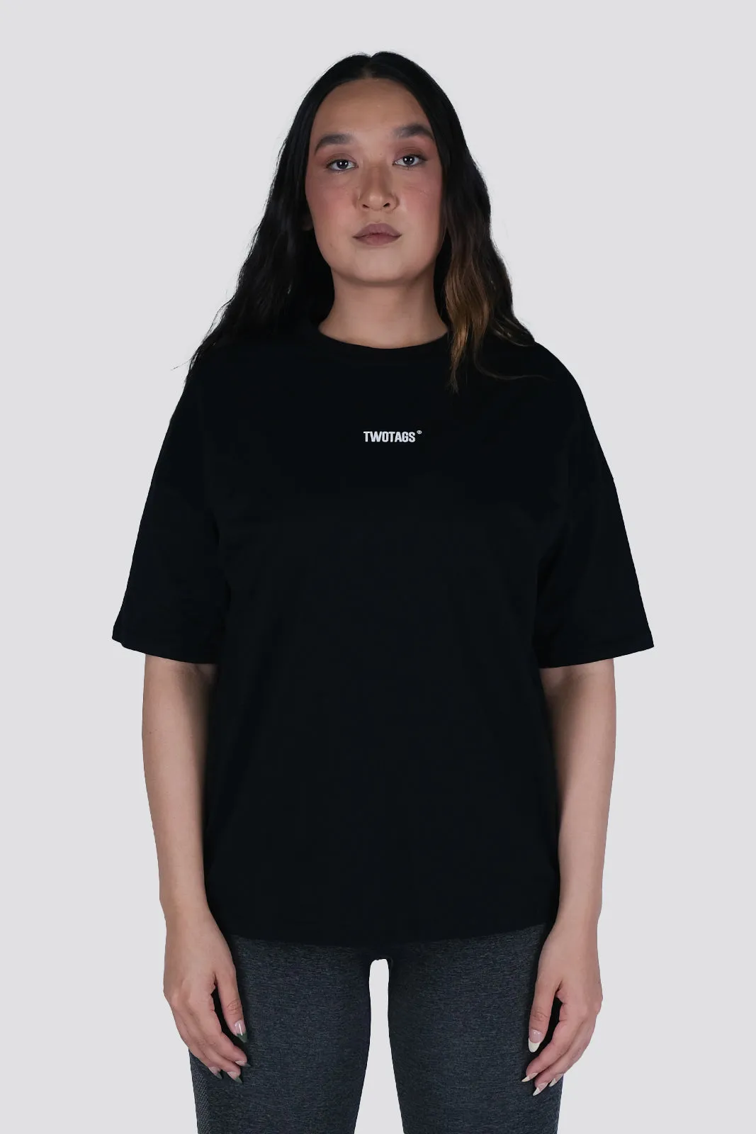 Placid Oversized T-Shirt - Black