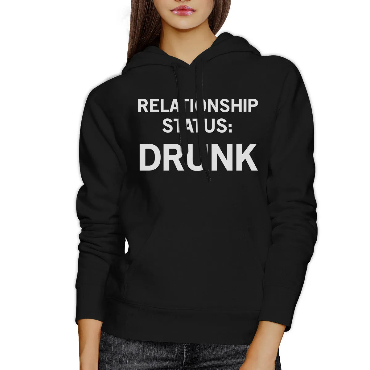 Relationship Status Unisex Crewneck Fleece Hoodie Humorous Graphic