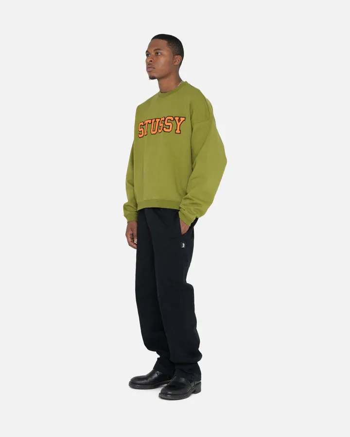 RELAXED OVERSIZED CREW / STUSSY / GREEN