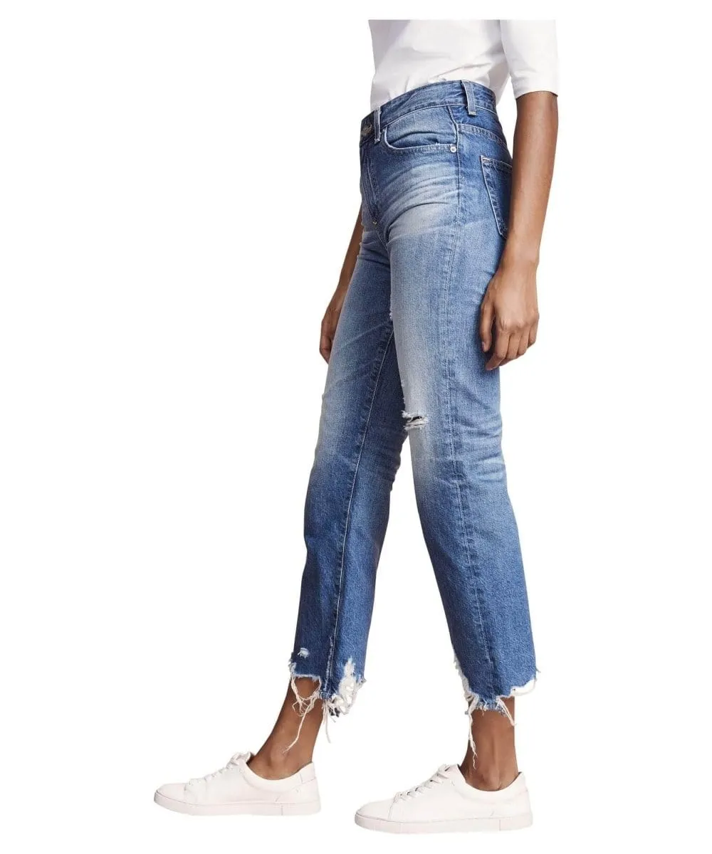 Rhett High Waisted Distressed,  21 Years City Blue