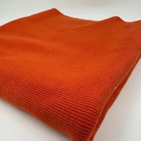 Rib Knit- Sunset Orange