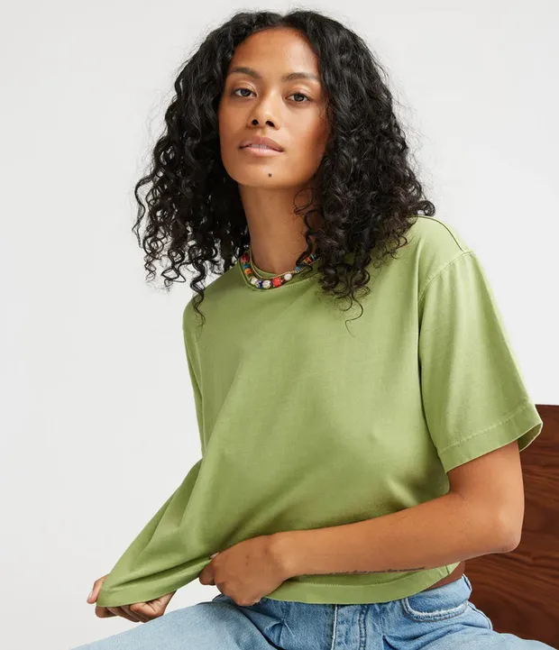 Richer Poorer Relaxed Crop Tee (10 Colours)