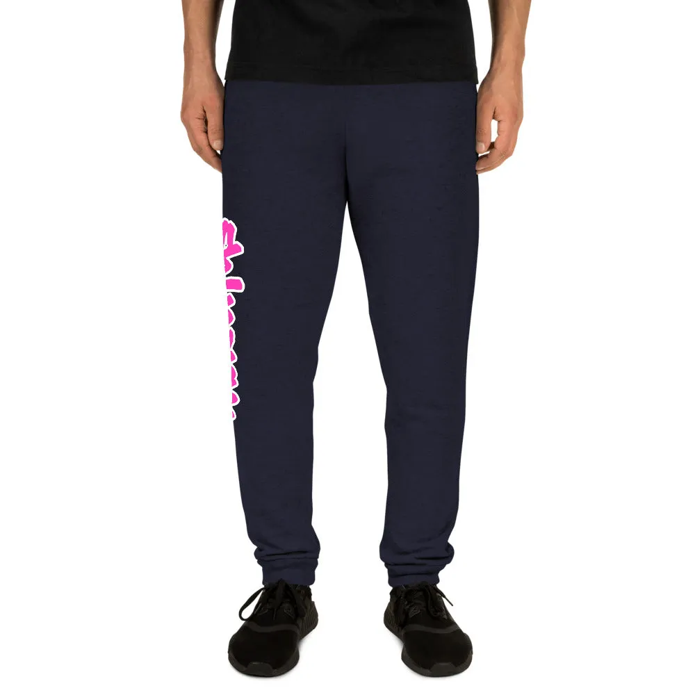 SHTNONM Unisex Joggers/Sweat Pants (Neon Pink)