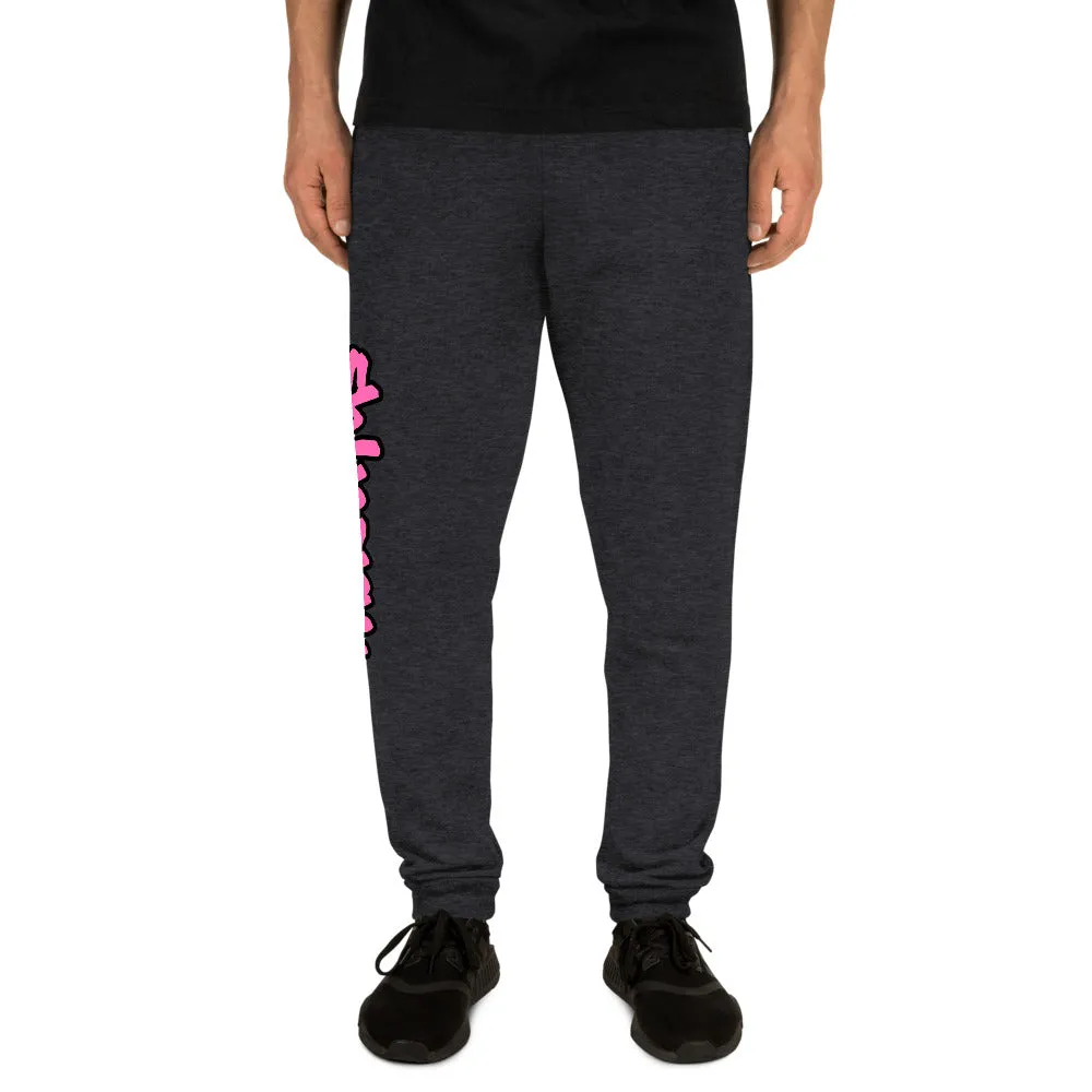 SHTNONM Unisex Joggers/Sweat Pants (Neon Pink)