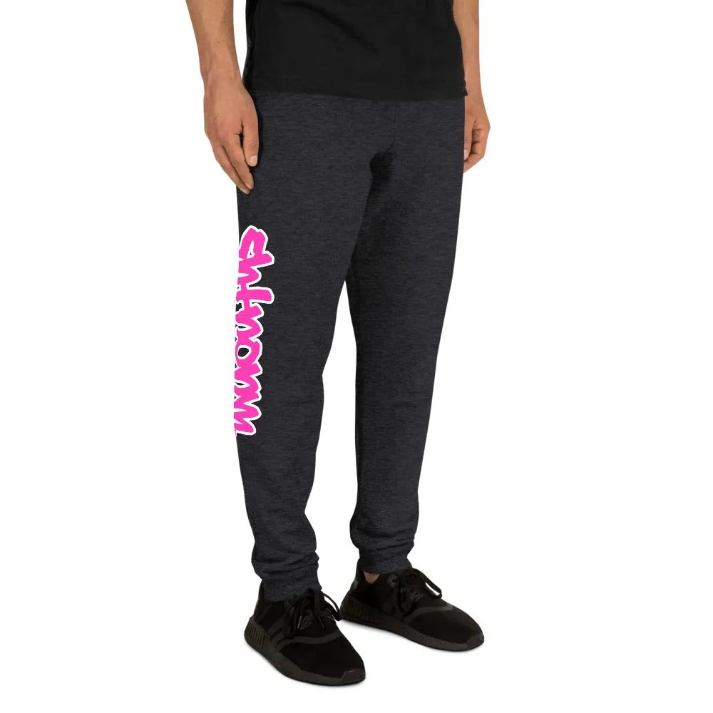 SHTNONM Unisex Joggers/Sweat Pants (Neon Pink)