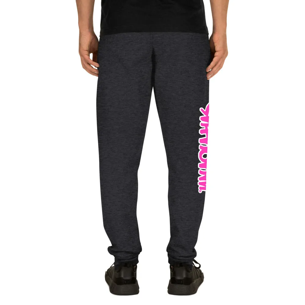 SHTNONM Unisex Joggers/Sweat Pants (Neon Pink)