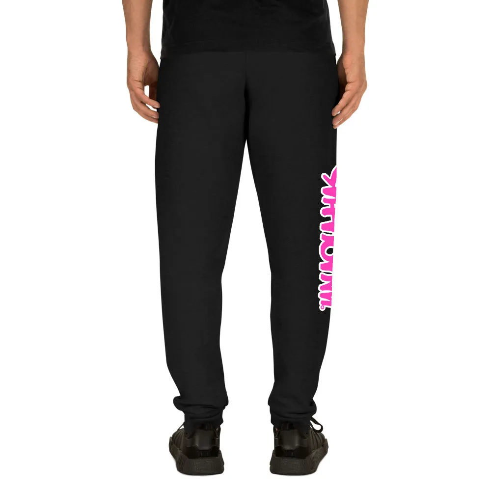 SHTNONM Unisex Joggers/Sweat Pants (Neon Pink)