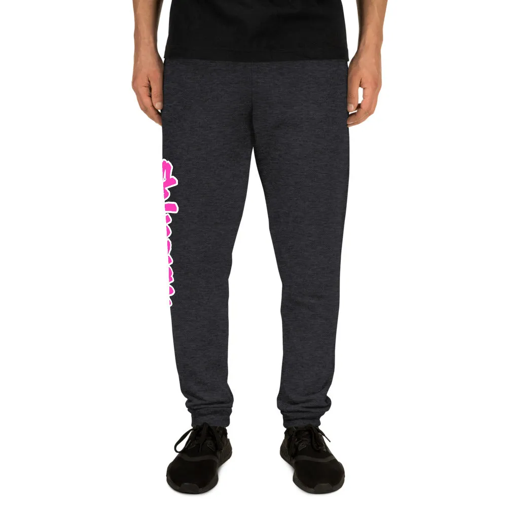 SHTNONM Unisex Joggers/Sweat Pants (Neon Pink)