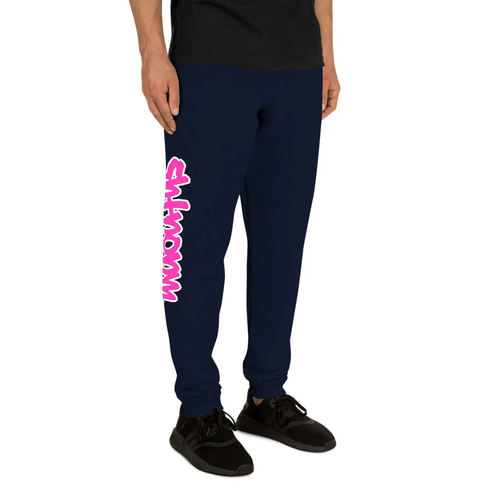 SHTNONM Unisex Joggers/Sweat Pants (Neon Pink)