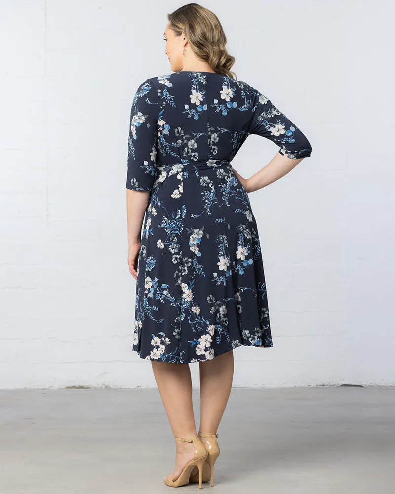 Signature Print Wrap Dress