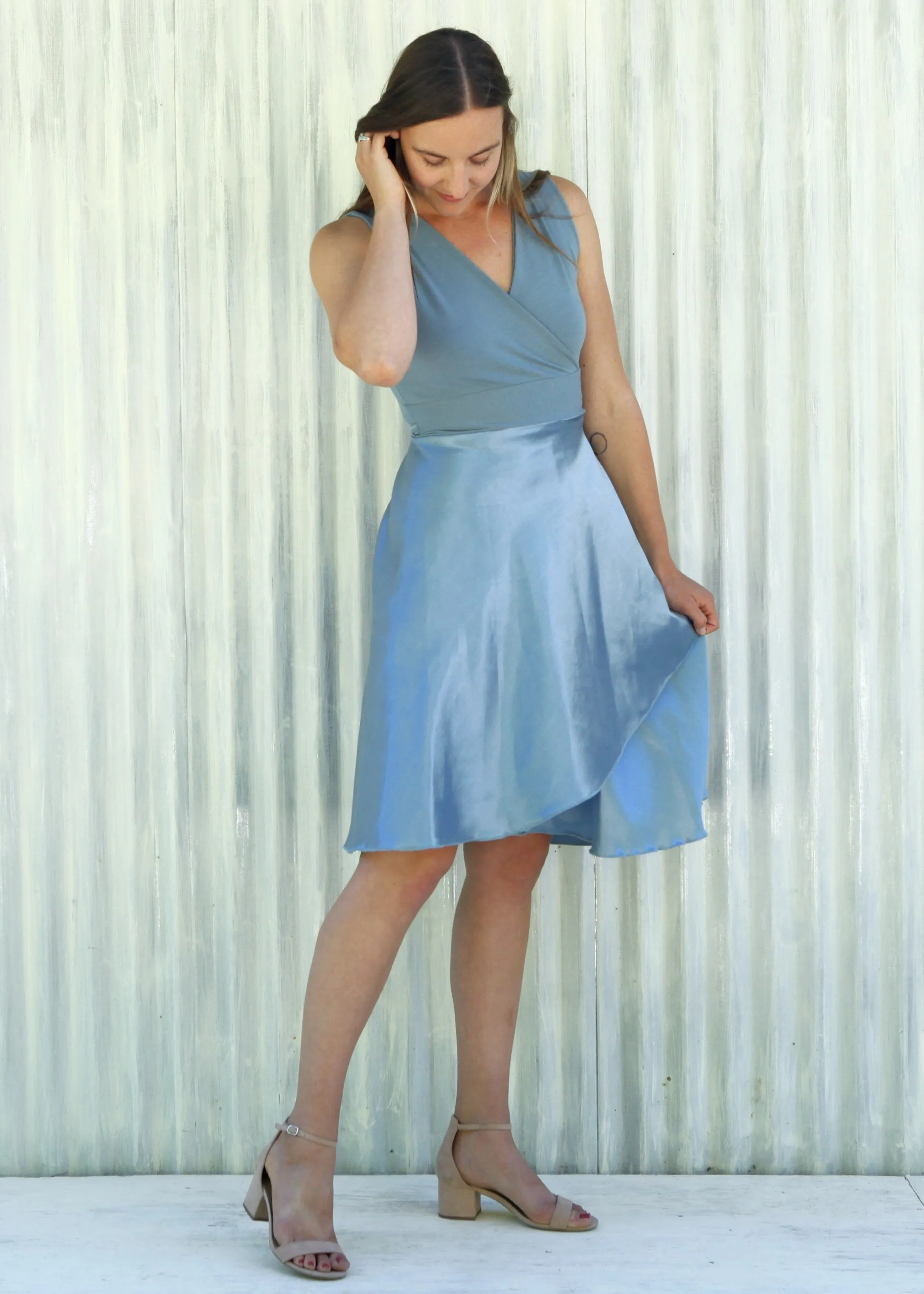 Sky Veronica Wrap Dress