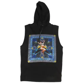 Sleeveless Graphic Hoodie