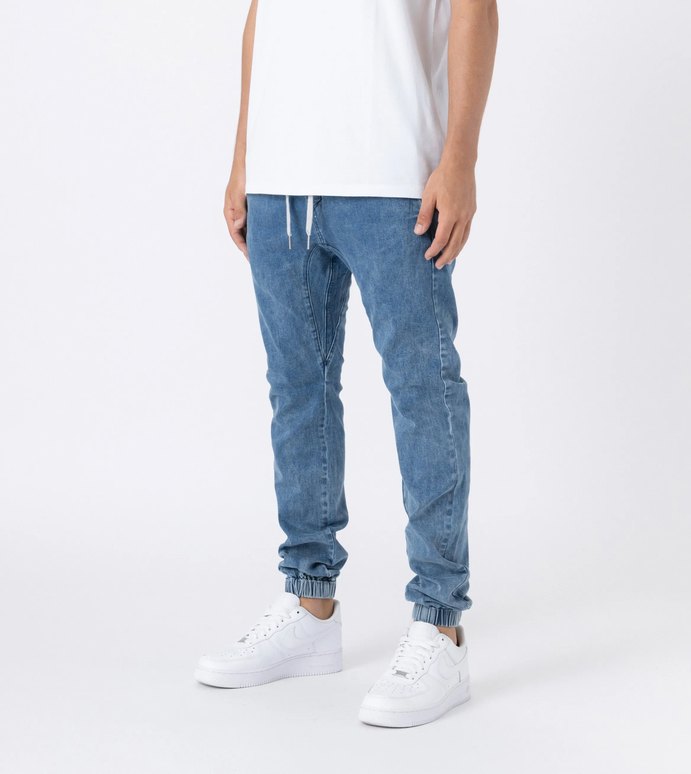 Sureshot Mid Rise Denim Jogger Essential Blue