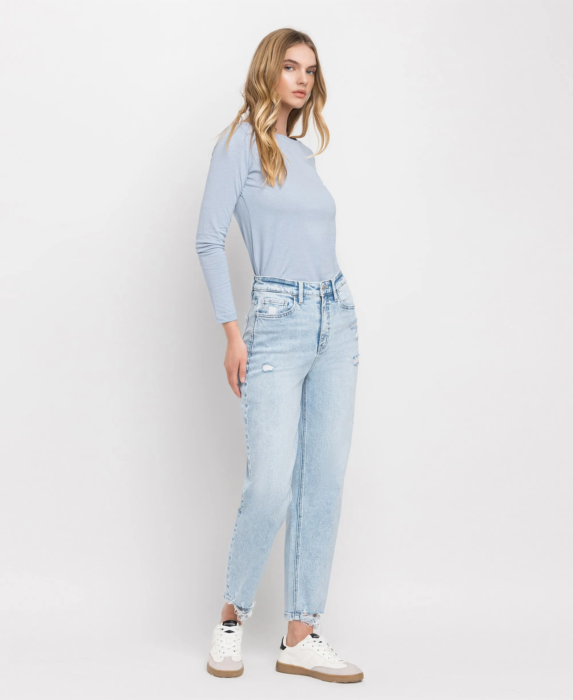 Sweet Nothing - Super High Rise Barrel Leg Jeans