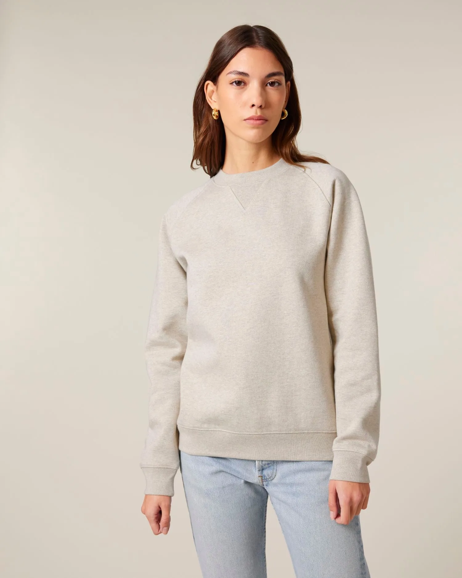 Unisex Organic Cotton Relaxed Raglan Sweatshirt - 400 GSM | Knoxer STSU201