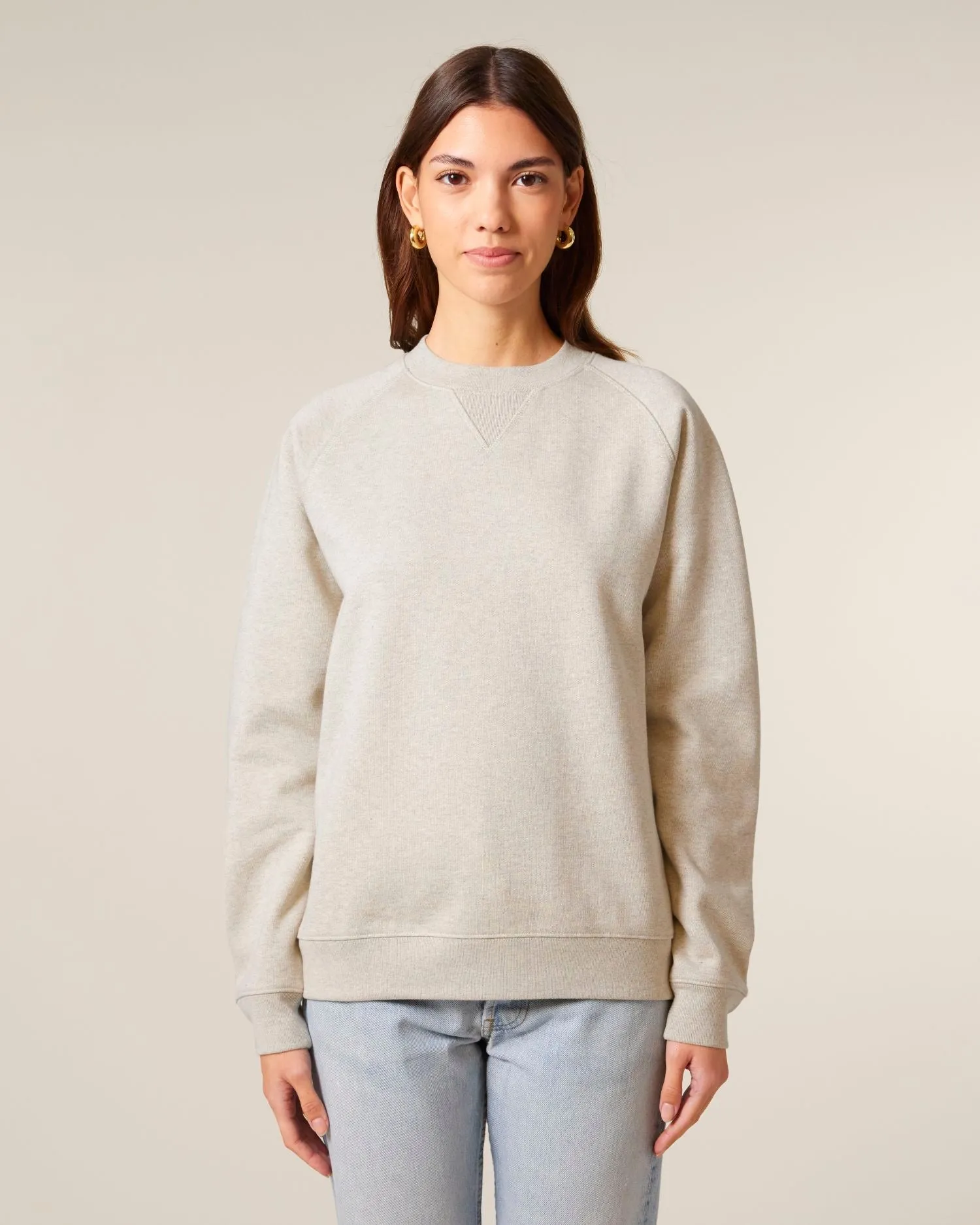 Unisex Organic Cotton Relaxed Raglan Sweatshirt - 400 GSM | Knoxer STSU201