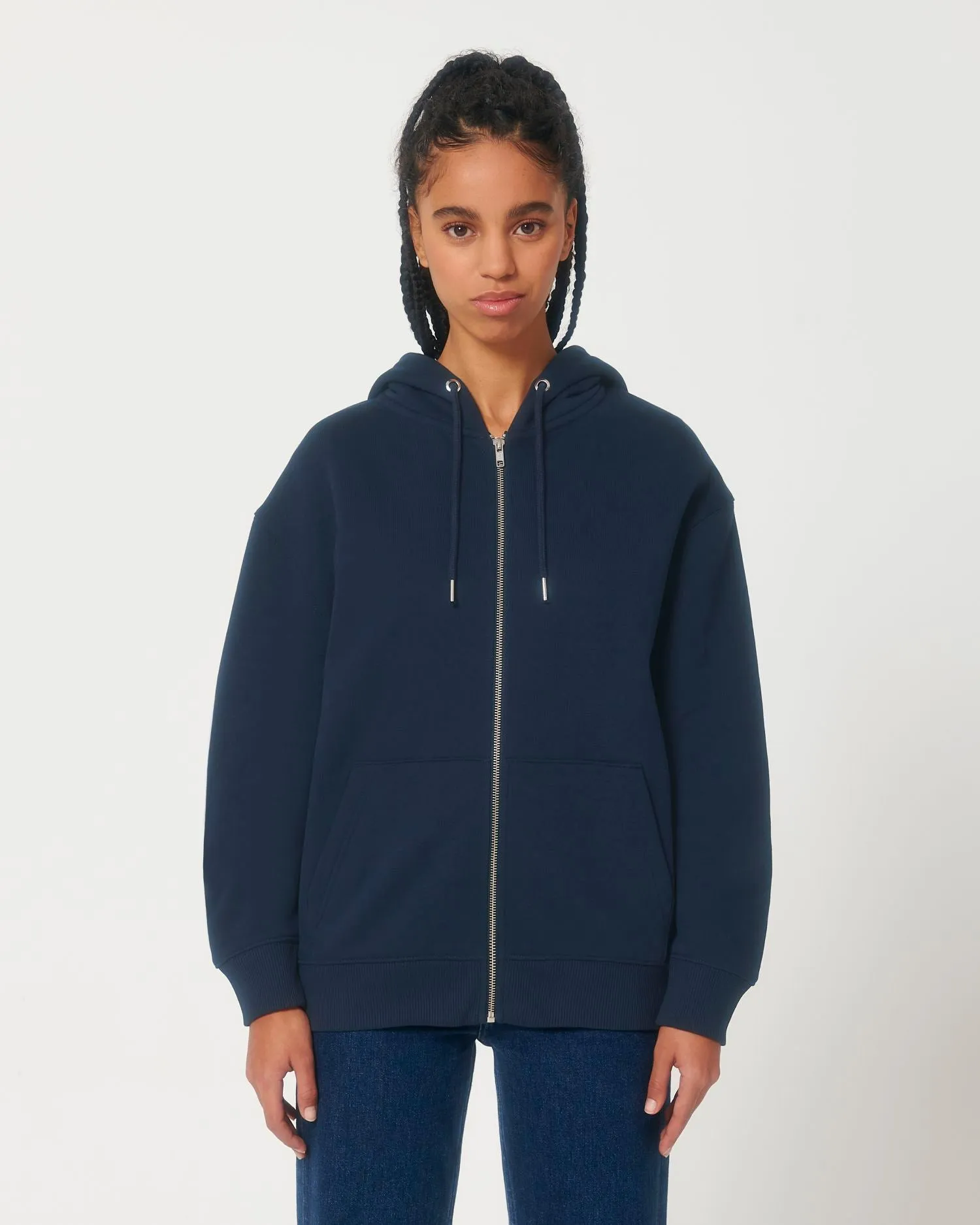 Unisex Organic Heavyweight Zip Hoodie - 500 g/m² | Locker Heavy STSU953