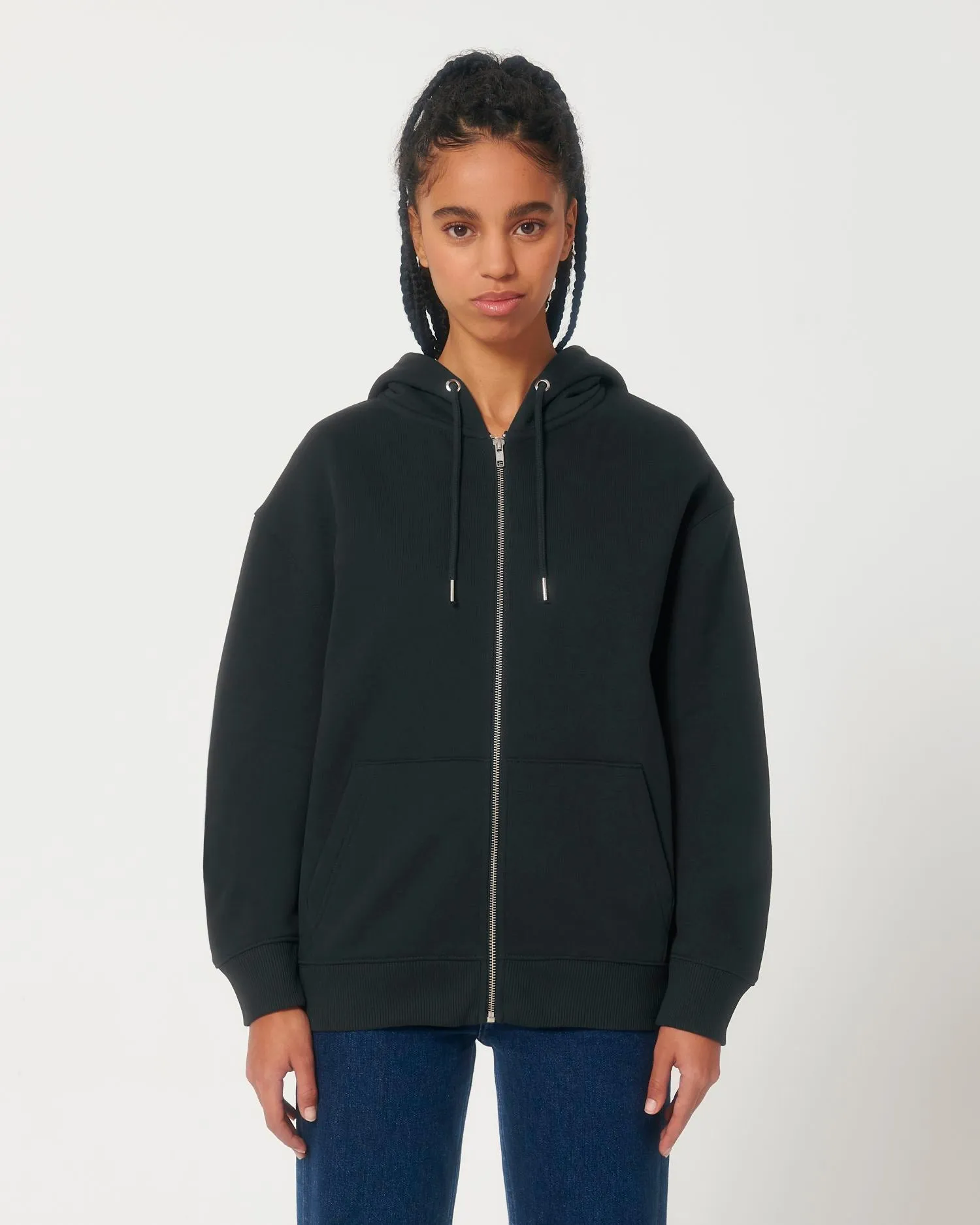 Unisex Organic Heavyweight Zip Hoodie - 500 g/m² | Locker Heavy STSU953