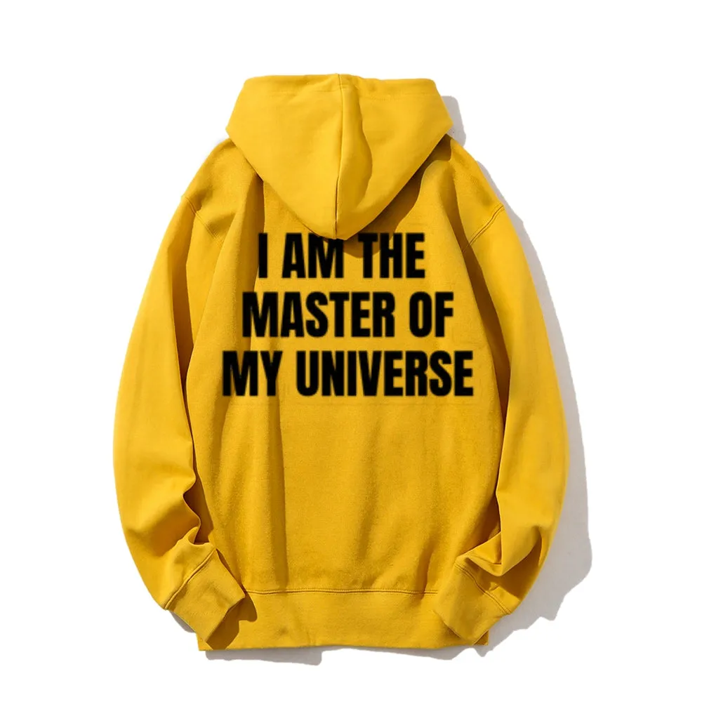 Women I AM THE MASTER OF MY UNIVERSE Graphic Hoodies