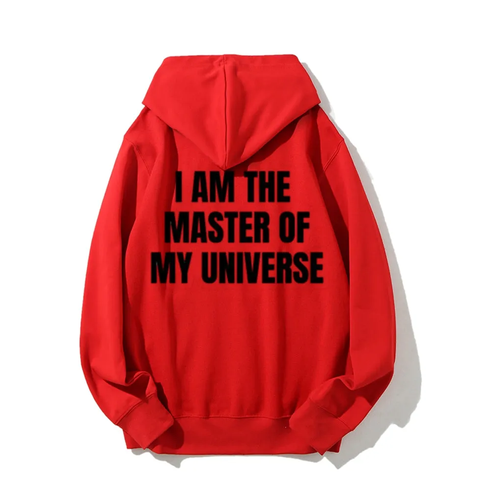 Women I AM THE MASTER OF MY UNIVERSE Graphic Hoodies